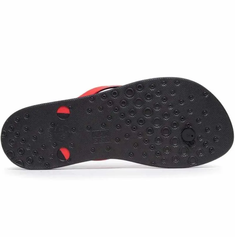 Speedo Men's Saturate II Flip Flops Black/Red-6